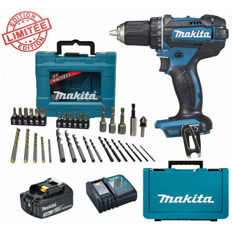 Makita Df331dsae Perceuse Visseuse Sans Fil 30 Nm 2 Batteries Li Ion 12 V X 2 0 Ah Chargeur Rapide Dc10sa Coffret Df333dsae