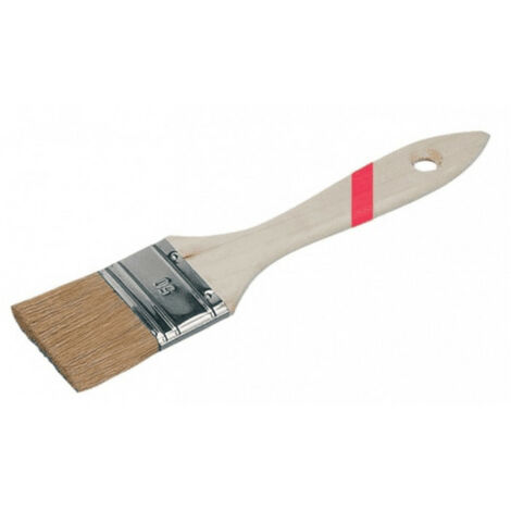 Pinceau Plat N°60 Spécial Bois - Largeur 6 cm - Manche en Bois