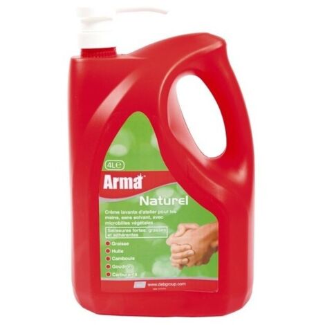 Crème lavante pour les mains Naturel, sans solvant 4L ARMA