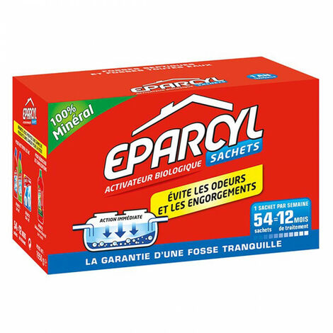 Activateur biologique pour fosses septiques Eparcyl total boîte 54 doses -  Eparcyl