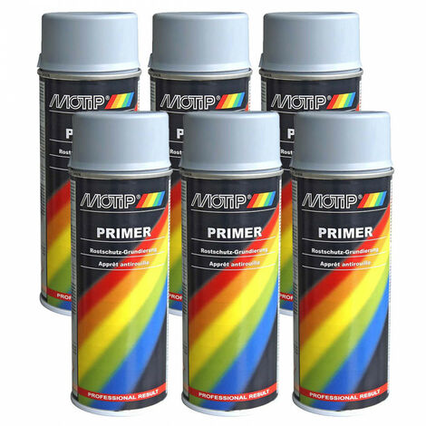 Bombe spray peinture apprêt plastique MOTIP PRIMER / sous-couche 400ML