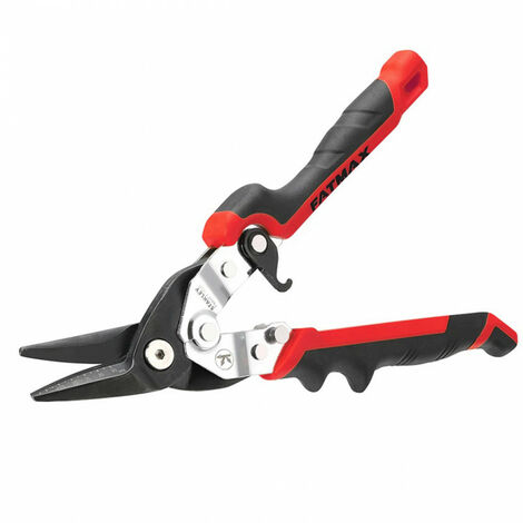 Stanley – Cisaille à tôle 250mm gauche FMHT737550 – Capacité de coupe 1,2mm acier laminé à froid – Finition noire oxydée pour prise en main