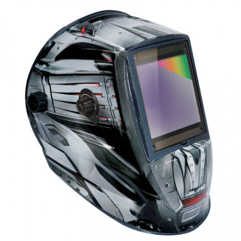 GYS – Masque de protection 68698 – Soudure optoélectronique – Protection UV/IR DIN 15 – Teinte réglable 5 à 13 – Champ de vision 100 x 90 mm