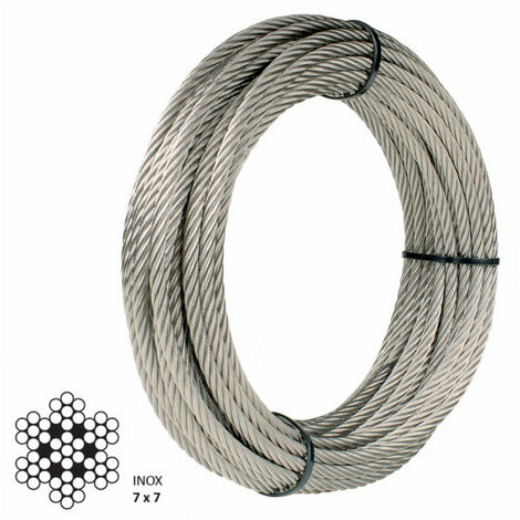 inox x-tend maille de câble métallique pour treillis de jardin/plantes  escalade corde/maille de corde en acier inoxydable pour protéger la  montagne