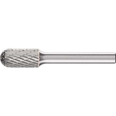 Fraise sur tige cylindrique à bout arrondi en carbure métallique WRC PFERD - Ø mm: 12 - Long. fraise mm: 25 - Denture: 3 plus (1/4)