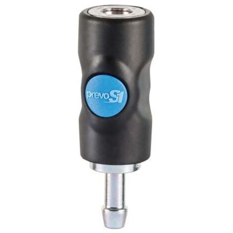 Raccord rapide de sécurité PREVOST, Tuyau cannelé 6mm ISO B6 en Corps Composite ( Prix pour 1 )
