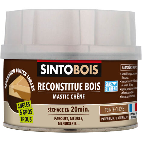 Reconstitue angles et gros trous 500ml Chêne SINTO