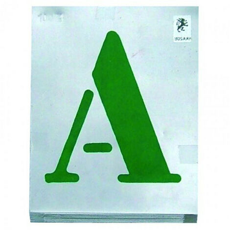 Outifrance Jeu de lettres vignettes à jour 40 mm