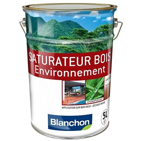 Blanchon – Saturateur bois biosourcé 5 litres – Non filmogène, faible odeur – Séchage rapide, pour bois naturel – Protection et décoration