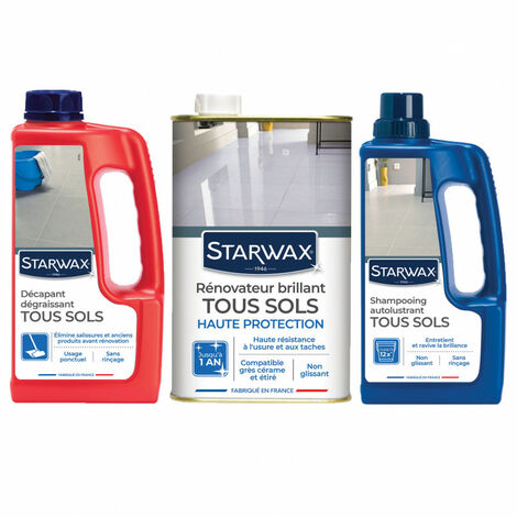 Nettoyant shampoing autolustrant brillant entretien sols 5l STARWAX