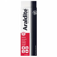 Colle époxy rapide 2x100ml – Haute résistance à l'humidité et aux chocs – Prise repositionnable 5 min – Pour bois, métal, céramique – Araldite