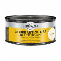 La cire antiquaire Black Bison pâte 500ml (teinte au choix) LIBERON - Ton / Format: Incolore / Pâte