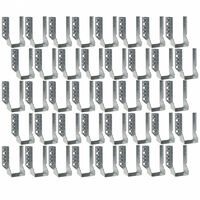 Simpson Strong Tie – Lot de 40 sabots de charpente à ailes extérieures 76mm – Pour bois massif et composite – Installation rapide – Renforcement d'assemblages