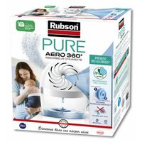 Rubson AERO 360° Pure Absorbeur d'humidité + 1 recharge neutre de 450 g, assainisseur d'air recommandé par l'AFPRAL, déshumidificateur d'air pour pièces de 20 m²