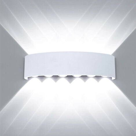 GOOSKI LED Wandleuchte 6W IP65 - Up/Down Licht Für Innen & Außen