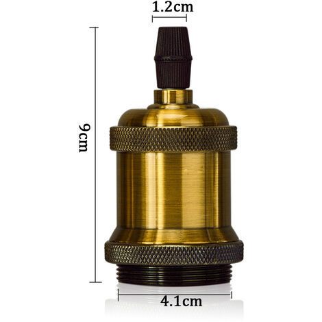 Edison-Lampenfassung, E27, Vintage-Adapter, Lampenfassung, Retro