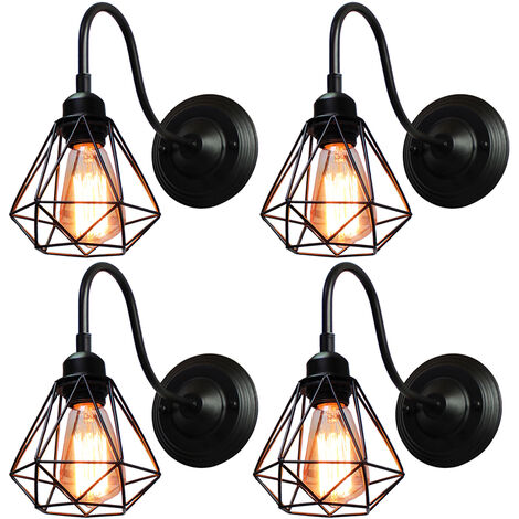 schwarz Mit 1x A60, hängend Lampe Kippschalter geeignet für BRILLIANT Normallampen E27, enthalten) Wood Wandleuchte (nicht stahl/holz 60W, Matrix