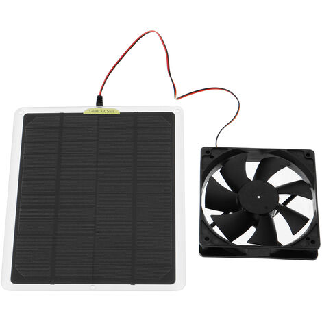 USB Solar Panel Powered Portable Lüfter Solarventilator Solarlüfter Outdoor✈ 