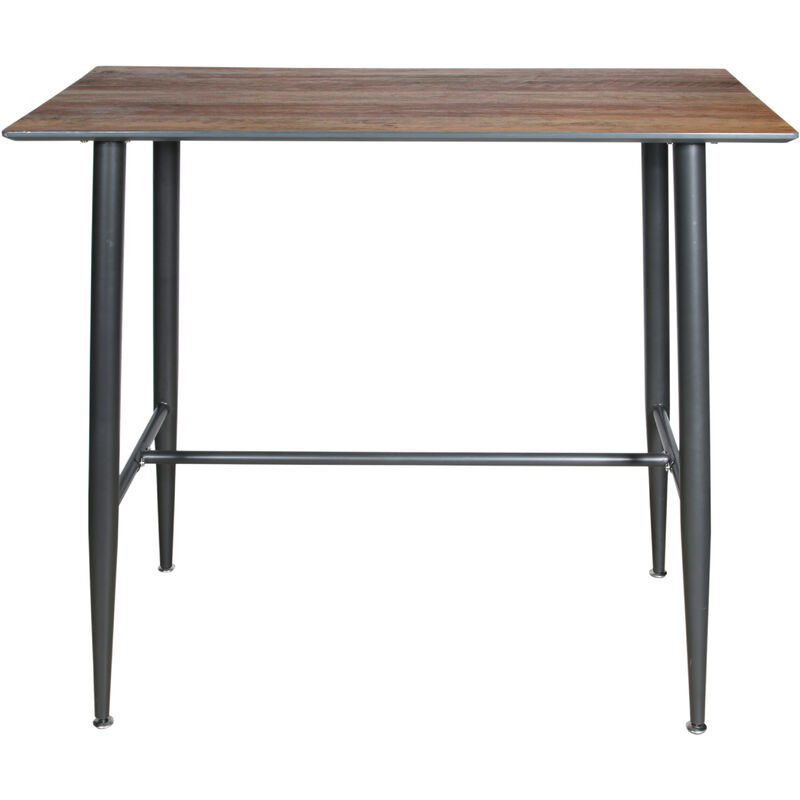 Table mange debout Miroc - plateau de 60x60 - couleur bois - Prix
