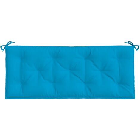Auflage für Hollywoodschaukel Hellblau 120 cm Stoff