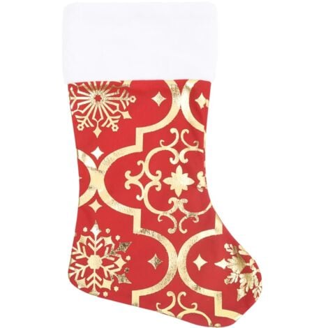 90 Socke cm Rot Luxus-Weihnachtsbaumdecke mit Stoff