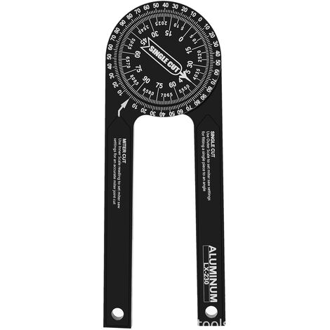NORTOOLS Gehrungssäge Winkelmesser - 360° Drehbar Mit Lineal Für Präzise Winkelmessung