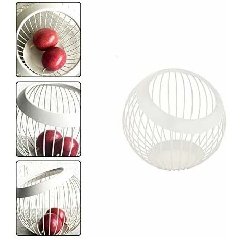 Obstkorb Edelstahl 3 Schichten - Moderner Obsthalter Für Küche & Theke
