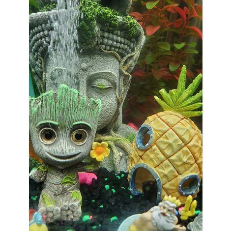 Groot Air Bubbler Aquarium-Dekorationen – mit Air Bubble Stone Resin ...