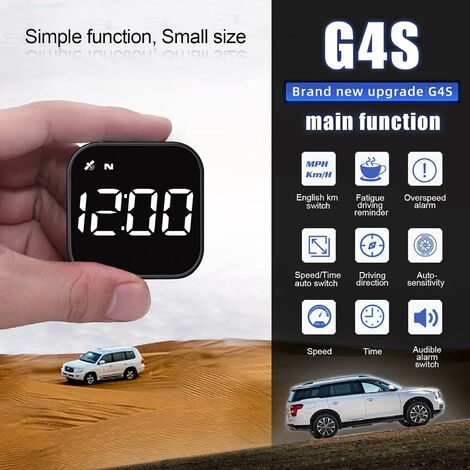 HUD Saugnapf Halterung GPS Geschwindigkeitsmesser KM/h Digitales