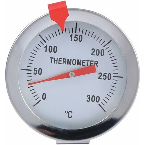 Küchenthermometer, 30,5 cm lang, Edelstahl, Küchen-Kochfühler-Thermometer  mit Clip für BBQ, Essen, Fleisch, selbstgebrautes