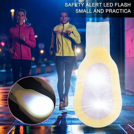 USB-wiederaufladbares LED-Licht, Nachtlauflichter für den Außenbereich,  Clip-On-Lauflichter mit Läufern und Joggern für