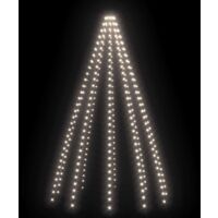 Weihnachtsbaum-Lichternetz mit 250 LEDs Kaltweiß 250 cm