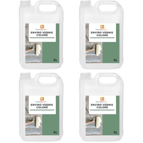 Vernis coloré pour béton - 4 x 5L Marron clair - Harmony Béton