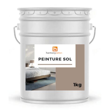Peinture sol pour béton - 1 kg 12.Gris anthracite - Harmony Béton (1/4)