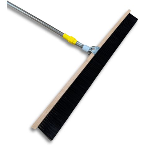 Harmony Beton – Balai de marquage en kit 90 cm – Fibres haute résistance – Manche ergonomique 200 cm – Pour béton frais antidérapant (1/5)