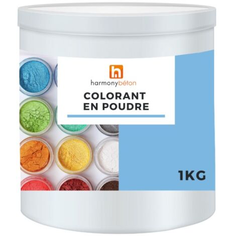 Colorants en poudre - 1 kg Jaune oxyde micronisé - Harmony Béton