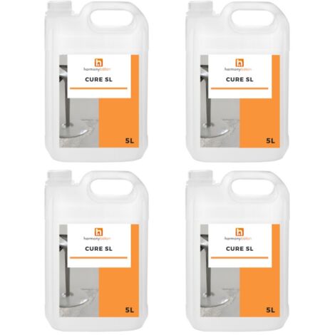 Produit de Cure pour béton à base de solvants - 4 x 5L - Harmony Béton