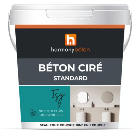 Béton ciré prêt à l'emploi standard - 10 kg 36.Nuage - Harmony Béton