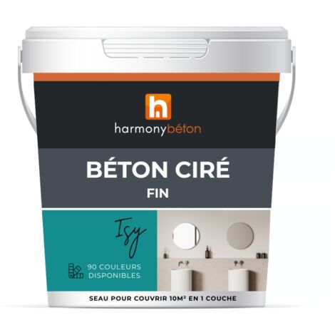 Béton ciré prêt à l'emploi fin - 5 kg 84.Cendre (1/5)