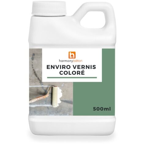 Vernis coloré pour béton - 500 ml Marron foncé - Harmony Béton