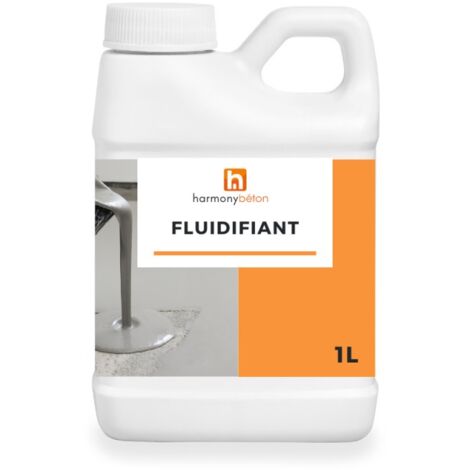 Harmony Beton – Fluidifiant pour béton 1 L – Plastifiant énergique pour chantiers humides – Améliore la fluidité et résistance mécanique