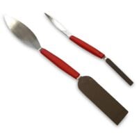 Lot de 2 spatules de stucateur - Silverline