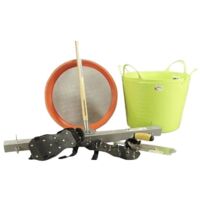 Harmony Beton – Truelle mécanique pour béton lissé – Diamètre de travail max 60cm – Kit complet avec règle d'étalement et lisseuse flamande