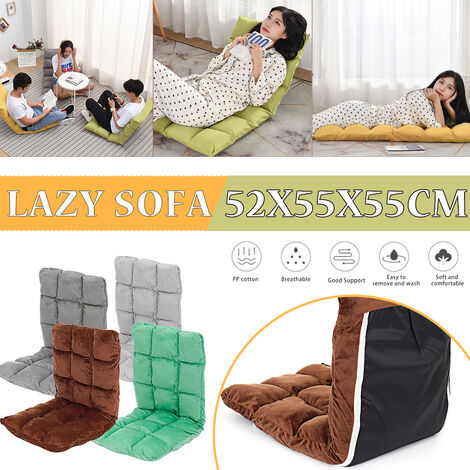 Cuscino per divano singolo pieghevole in flanella con schienale alto  (verde) Manta