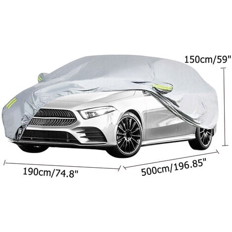 Copertura per auto 210T Impermeabile Anti solare UV per esterni Protezione  da raggi solare neve pioggia