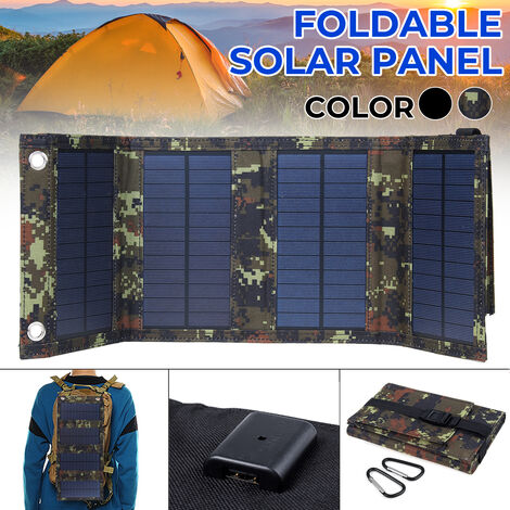 Kit pannello solare pieghevole portatile Caricabatterie impermeabile per  telefono Campeggio esterno (multicolore, 60W) Agito