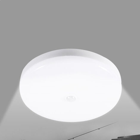 Plafoniera LED Dia. 22cm 12W 2835SMD indoor/outdoor con sensore di movimento  6500K bianco