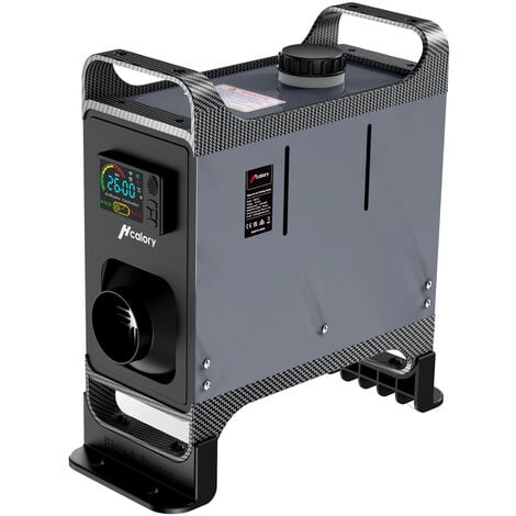 Riscaldatore d'aria diesel Hcalory HC-A02 5-8KW 12 / 24V 5L Riscaldatore  silenzioso LCD Riscaldatore