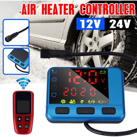 Controller Pannello LCD Per Riscaldatore Da Parcheggio Diesel 12V/24V - Controllo Via App Bluetooth, Termostato Programmabile