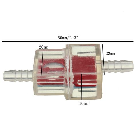 Filtro benzina 2 vie 6mm